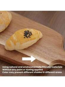 1 Pc Rosewood Cutting Board - Wooden Kitchen Tray, Stylish Long Handle, Solid Wood, For Meat, Cheese, Bread, Vegetables And Fruits - Charcuterie Board Cheese Serving Platter, Perfect For Gourmet Slicing And Display, Essential For Modern Farmhouse Kitchen. Mother's Day Gift, Wedding Kitchenware. Christmas Gift.