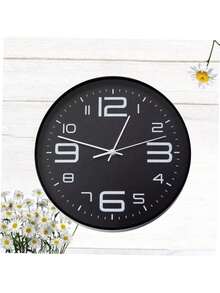 Reloj de Pared Relojes Minimalistas Modernos de 30x30cm, Reloj de Pared artístico for el hogar, Personalidad Creativa, Moda nórdica, gráficos de Pared del Dormitorio, Silencio Aula - Multicolor - Ver 8