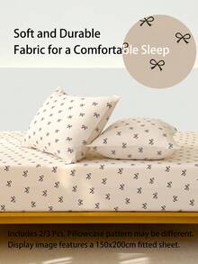 3 件套柔软床笠套装 - 可爱床单套装 2 个枕套和 1 个床垫保护套（30 厘米/12 英寸深） - 现代床垫套或床垫枕套，适合所有床尺寸，单人床，全尺寸大号双人床，特大号双人床，单人床，双人床上用品套装，学校床上用品，适用于卧室装饰