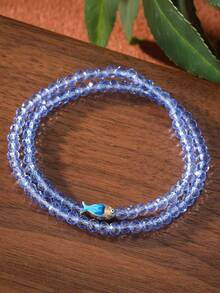 Beaded Fish Bracelet, Bohemian Style, Ocean Wave Design, Suitable For Vacation And Daily Wear - Beach Fish Bracelet - View 13