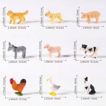 12 piezas de miniaturas de insectos y animales de plástico variados que incluyen arañas, mantis, libélulas, para decoración de pasteles y recuerdos de fiesta - juguetes de modelos para estimular
