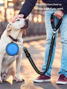 1 pieza Correa retráctil de seguridad para perro para el coche, arnés resistente para perros - Esencial familiar ideal para mascotas