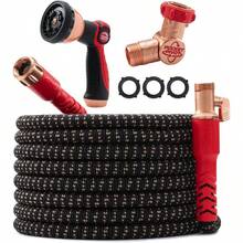 Pocket Hose Copper Head Expandable Garden Hose 100FT With New 360 Pocket Pivot - as pic - View 2