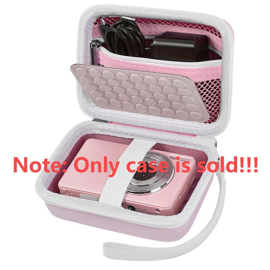 ALKOO Funda para cámara digital compatible con Yifecial/EROOLU/VAHOIALD/Kaisoon/Pixpro/Canon PowerShot ELPH 180 190/DSCW800 DSCW830 cámaras digitales para viajes - solo funda, mochila para la escuela, la universidad, de vuelta a la escuela, bolsa para cámara Canon, power bank para el dormitorio