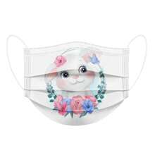 Sanrio 10pcs Cute Rabbit Printed Reusable Face Mask - Breathable, Washable And Reusable, Suitable For Outdoor Activities, Driving And Travel - Perfect Gift For Women, 3-Layer Disposable Protective Mask, Elastic, Windproof, Sun-Proof, Comfortable, Breathable, Casual Wear, Women Style Jacquard Woven Scarf For Outdoor