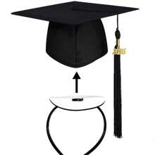 1pc Graduation Cap Headband Holder Inserted, For Holding Graduation Cap On Head, Fixing Cap And Hairstyle, 2025 Graduation Gift Accessories, Without Cap