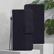 Magnetic Flip Faux Leather Card Pouch Phone Cover For OPPO Reno 5 8T 11 8 10 13 Pro 4G 5G Reno 13F Card Holder Stand Wallet Protective Case - Black - View 3