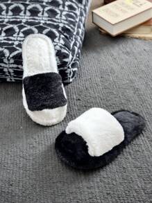Pantuflas de mujer con parte superior de tela suave y diseño de corazones, pantuflas para interior y hogar - Cómodas pantuflas de verano para todas las estaciones, pantuflas de alfombra suave - Suela de material EVA, apropiadas para boda y fiesta