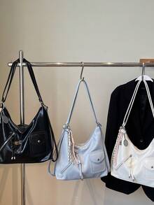 Multi-Function Fashion Shoulder Bag For Women, 2025 New Summer High-End Casual Versatile Shoulder Tote Bag - Multicolor - View 6