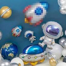 91 quả bóng bay trang trí, bóng bay cao su trang trí tiệc chủ đề không gian, thích hợp cho tiệc sinh nhật, lễ tốt nghiệp, kỷ niệm, lễ rửa tội, mùa hè, tiệc theo chủ đề, phông nền, trang trí nhà cửa, Giáng sinh. - Nhiều màu - Xem 9