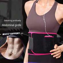 1 peça modelador esportivo premium para cintura, modelagem eficaz, modelador de cintura com compressão para ioga e fitness, ideal para treino em casa e perda de peso, modelador de cintura para academia, corrida e fitness, cinto para emagrecimento com bolso para homens e mulheres