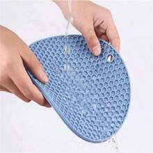 Juego de 4 posavasos y soportes de silicona redondos y resistentes al calor, antideslizantes, para ollas, manteles de mesa, accesorios de restaurante, herramientas y mantas de picnic