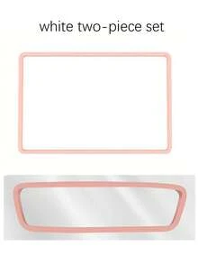 1 件简易硅胶后视镜保护套，汽车装饰，适合大多数汽车，Y/3 型中央控制台保护膜，保护屏幕，必备汽车配件