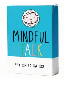 正念学院 - 儿童正念游戏：儿童与家长正念对话卡 - 促进真诚而有意义的对话 - 有助于理解情绪、提高沟通技巧并激发深思熟虑的讨论 - 藍色 - 查看 2