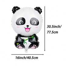 5/7 sztuk balonów foliowych w kształcie pandy, słodkie balony powietrzne w kształcie głowy pandy, odpowiednie na przyjęcie urodzinowe w stylu pandy, dekoracje imprezowe