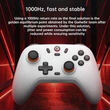 GAMESIR وحدة تحكم لألعاب T4 Nova Lite - قضبان تحكم بتأثير هول، اتصال ثلاثي الأوضاع، زناد بمستوى PS5، بدون انحراف، سلس وقوي - متوافق مع الكمبيوتر والسويتش وأنظمة التشغيل IOS وأندرويد
