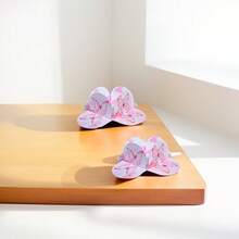 100 Forminhas Doces 4 Pétalas Festa - Borboleta Rosa   Base: 3x3cm