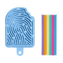 冰淇淋主题感官活动板，儿童忙碌板玩具，多功能感官玩具，适合圣诞节、新年、生日礼物，培养精细运动技能和娱乐的迷你玩具，多色 - 彩色 - 查看 16