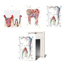 1pc/3PCS Áp phích nghệ thuật treo tường Khung tùy chọn Giải phẫu nha sĩ hiện đại Cấy ghép răng Màu nước Tiên răng Áp phích nha khoa Áp phích HD Phòng gia đình Quán bar Quán cà phê Tranh tường nghệ thuật trang trí - Nhiều màu - Xem 41