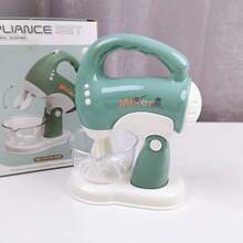 儿童厨房电器玩具套装，逼真的家用烹饪玩具适合 3 岁以上儿童，包括榨汁机、咖啡机、洗衣机、吸尘器、面包机、搅拌机、烤箱、饮水机，是送给男孩和女孩的绝佳礼物