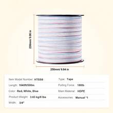 Electric Fence Tape, 1640Ft 500M Polytape Fencing Hot Wire, 3/4" Width 6 Stainless Steel Strands For Reliable Conductivity, UV & Rust Resistance, Portable Polywire For Horse Cattle Livestock - 1640ft 3/4inch - View 7