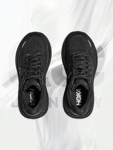 Hoka One One Bondi 9 Triple Black – Shoes For Man-Vintage -Spring & Summer-Inspired Running Shoes, Shock-Absorbing Comfort, Gym To Streetwear Casual Wear-Easter Gift– 1162011 BBLC - Black/Black - 查看 3