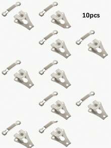 5/10pcs Invisible Suit Pants Hooks, Hidden Buttons For Clothing, Metal Pants Hooks, Universal Hidden Pants Hooks - Multicolor - View 6