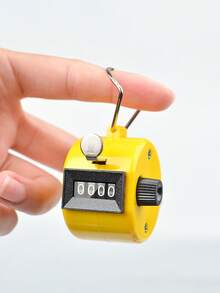 1pc Máy đếm cơ học nhiều màu 4 chữ số, Máy đếm thủ công bằng nhựa cho nhiều ứng dụng đếm khác nhau như thể thao, đếm người và nhiều tình huống khác - Nhiều màu - Xem 2