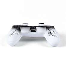 适用于 Playstation 4 控制器的 Lightning 控制器外壳，RALAN 1 控制器保护套 +2 个定制拇指握把盖 - 彩色 - 查看 11