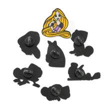 Disney 16 Stücke Cartoon Brosche Set, süße Maus, Prinzessin, Chamäleon emaillierter Anstecker, Rucksack, Kleidung, Schmuck, Metall Abzeichen Accessoires, ein Geschenk für Freunde