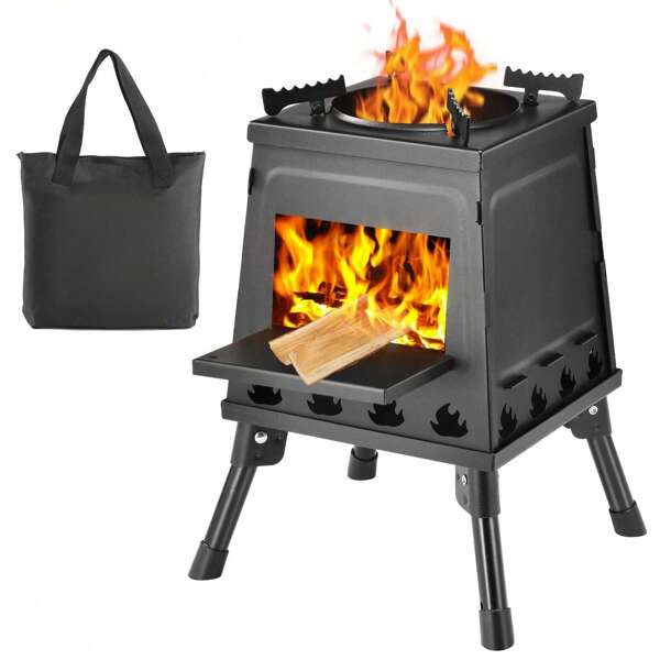 1 Outdoor Camping & Picnic Stove, Suitable For Camping And Hiking