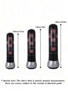 1pc Thick PVC Material, Safe And Durable, Inflatable Punching Bag Suitable For Teenagers And Adults, Home Use Inflatable Punching Bag PVC Tumbler With Water Or Sand, Home Fitness, Stress Relief, Birthday Gift, Holiday Gift - Multicolor - View 4