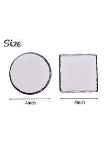 1 Set Customized Photo Slate Coasters, Wedding Coaster Set, Bridesmaid Gifts, Family Photo Gift, Customized Coasters - Multicolor - View 12