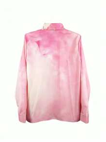 Blusa bohemia elegante con estampado degradado de golondrina para el Día de la Independencia y la temporada de graduación, top fluido para festival de música