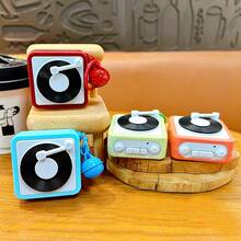 Retro Gramophone Shaped Keychain, Mini Recordable Music Box Pendant, Unique Key Chain, Small Gift - Multicolor - View 3