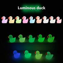 10/18/36 pièces Mignon mini lapins en résine lumineux, figurines micro lumineuses dans le noir, micro-paysage de lapin, accessoires de jardin, petit cadeau de rentrée scolaire