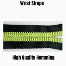 2pcs HYL SPORTS Weightlifting Wristbands, Auxiliary Belts, Deadlift Fitness Bands, Grip Strength, Anti-Slip, Palm And Wrist Support, Suitable For Gyms, Sports, Weightlifting, And Exercise Support Gym Accessories