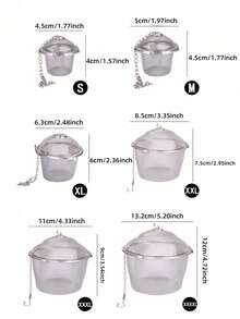 304 不锈钢调味料浸泡袋、汤滤袋、茶球、腌料香料包 重返校园 - 彩色 - 查看 8