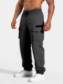 Herren lässige Camouflage Cargo Hose - minimalistischer Stil, lässig, japanisch, Resort-Lässig, basic, modisch lässiger einfarbiger Allround-/Global-/Universalfitdrawstring Freizeithose, Strand, Cargo-Hose mit mehreren Taschen, lässige Hose, Outdoor-Reisehose, Alltagshose, Sommer Cargo Hose