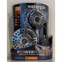 NEW Waterpik PowerPulse 2In1 Shower Head System With Handheld Sprayer SEALED - như hình ảnh - Xem 5
