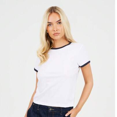 brave soul Short Sleeve Ringer Tee