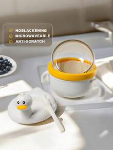 KUNT 1 件装 PPSU 婴儿食物碗 婴儿米糊碗 带注水恒温 防滑吸盘碗 婴儿餐具 - 彩色 - 查看 5