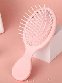 Fashionable Cartoon Macaron Color Air Cushion Comb, Petite & Cute Hair Brush For Girls, Anti-Static Portable Home Use, New Professional Curling Brush For Perfect Curls, Waves, And Frizz-Free Smooth Hair - Ideal For Back To School, Travel & Vacation