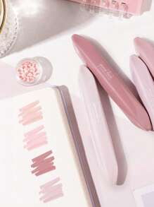 4 szt. Marker do zakreślacza, końcówka ścięta, tusz na bazie wody, szybkoschnący, bez rozmazywania, gładki korpus, wygodny uchwyt, do notatek ze studiów biblijnych, biuro szkolne