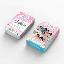 92张KPOP StrayKi DS圣诞照片卡套装，高清印刷LOMO迷你收藏卡，《5-Star》和《Karma》专辑回忆收藏，方车、李、Know、彰彬、Fe、Lix、昇玟、I.N粉丝应援周边，偶像明星收藏品，节日和生日礼物 - 玩具小卡 - 查看 3