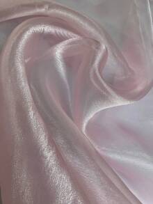 Crystal Organza Fabric Width 1.50m - Baby Pink - View 2