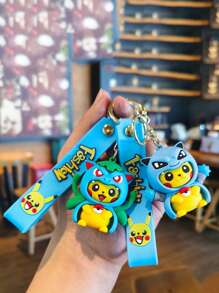 pokemon Pokemon, Pikachu Imitation Makeup Keychain, Disguised , Charizard, Etc., Cartoon Cute Doll Bag Pendant Small Gifts Is The Perfect Party Gift, And Also The Perfect Gift. Decoration Features - An Ideal Gift That Can Be Given, A Must-Have In Summer, Suitable For Giving Or Using At Summer Parties, Birthday Parties, Christmas, Halloween, Thanksgiving Parties