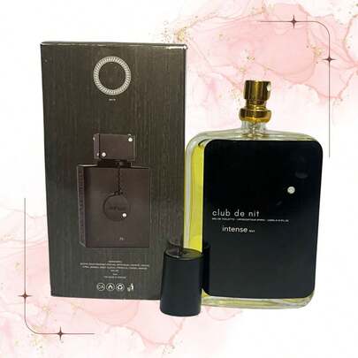 Perfume Masculino Árabe 100ml Base de Óleo Perfume Forte Amadeirado (CLIB DE NUIT)