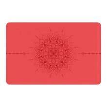 1PC 60*40cm Rubber Yoga Mat Soft 50mm Thick Wear Resistant Non-Fading Home Yoga Support Mat Mini Auxiliary Pad Anti-Slip Knee Cushion Mat Women Yoga Pilates Exercise Accessories - Multicolor - View 7