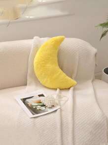 1 PIEZA Almohada con diseño de luna, estrellas y nubes, almohada para niños, superficie delicada y suave, almohada decorativa para el piso, cojín para la cintura, decoración perfecta para el hogar